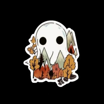 Ghost Mountains Autumn Sticker