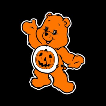 Scare Bear Halloween Sticker