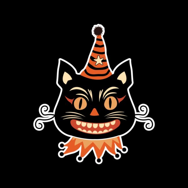 Vintage Cat Sticker