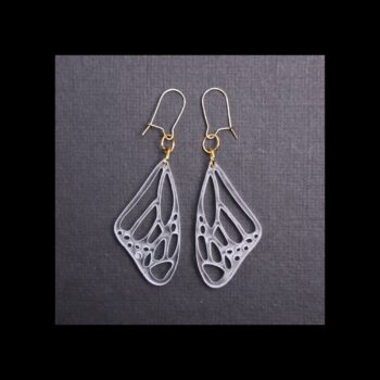 Butterfly Wings Clear Acrylic Earring