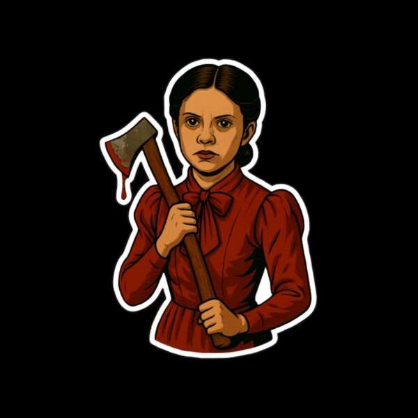 50's Killer Chick Sticker. These stickers are made with printable vinyl with a vinyl top coat that is scratch-resistant and water resistant. Put one on your phone case, laptop, iPad, hard cooler; the possibilities are endless.