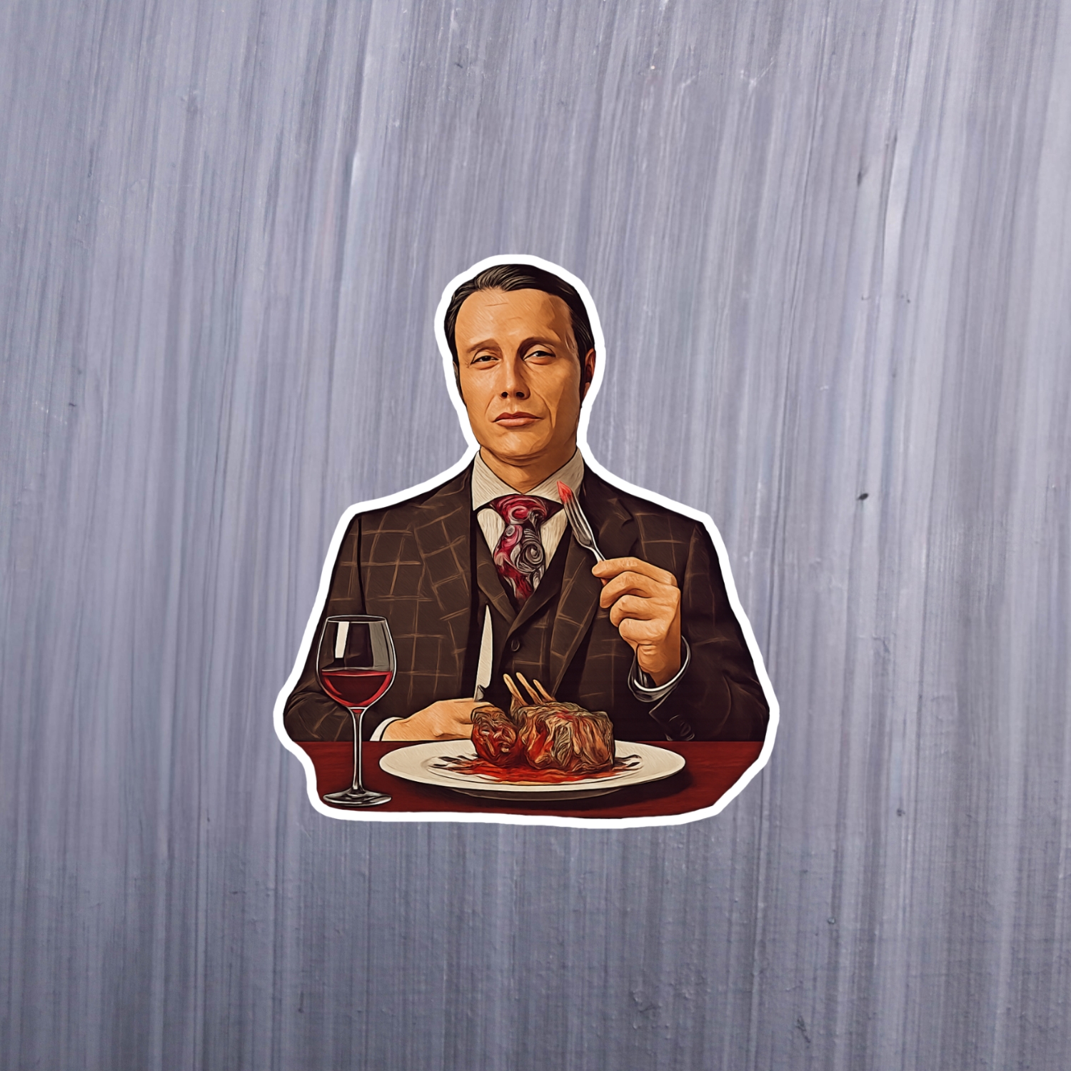 Chesapeake Ripper Eats Sticker. These stickers are made with printable vinyl with a vinyl top coat that is scratch-resistant and water resistant. Put one on your phone case, laptop, iPad, hard cooler; the possibilities are endless.