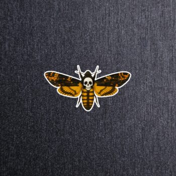 Death Moth Silence Sticker