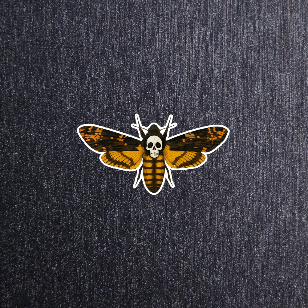 Death Moth Silence Sticker