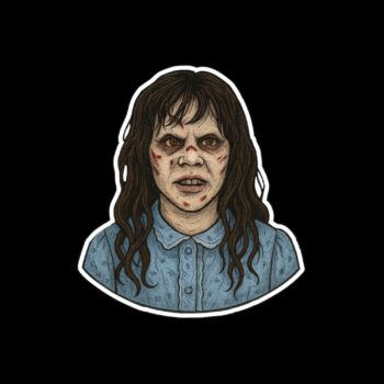 Demon Girl Sticker. These stickers are made with printable vinyl with a vinyl top coat that is scratch-resistant and water resistant. Put one on your phone case, laptop, iPad, hard cooler; the possibilities are endless.