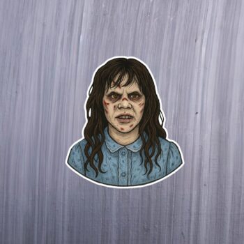 Demon Girl Sticker. These stickers are made with printable vinyl with a vinyl top coat that is scratch-resistant and water resistant. Put one on your phone case, laptop, iPad, hard cooler; the possibilities are endless.