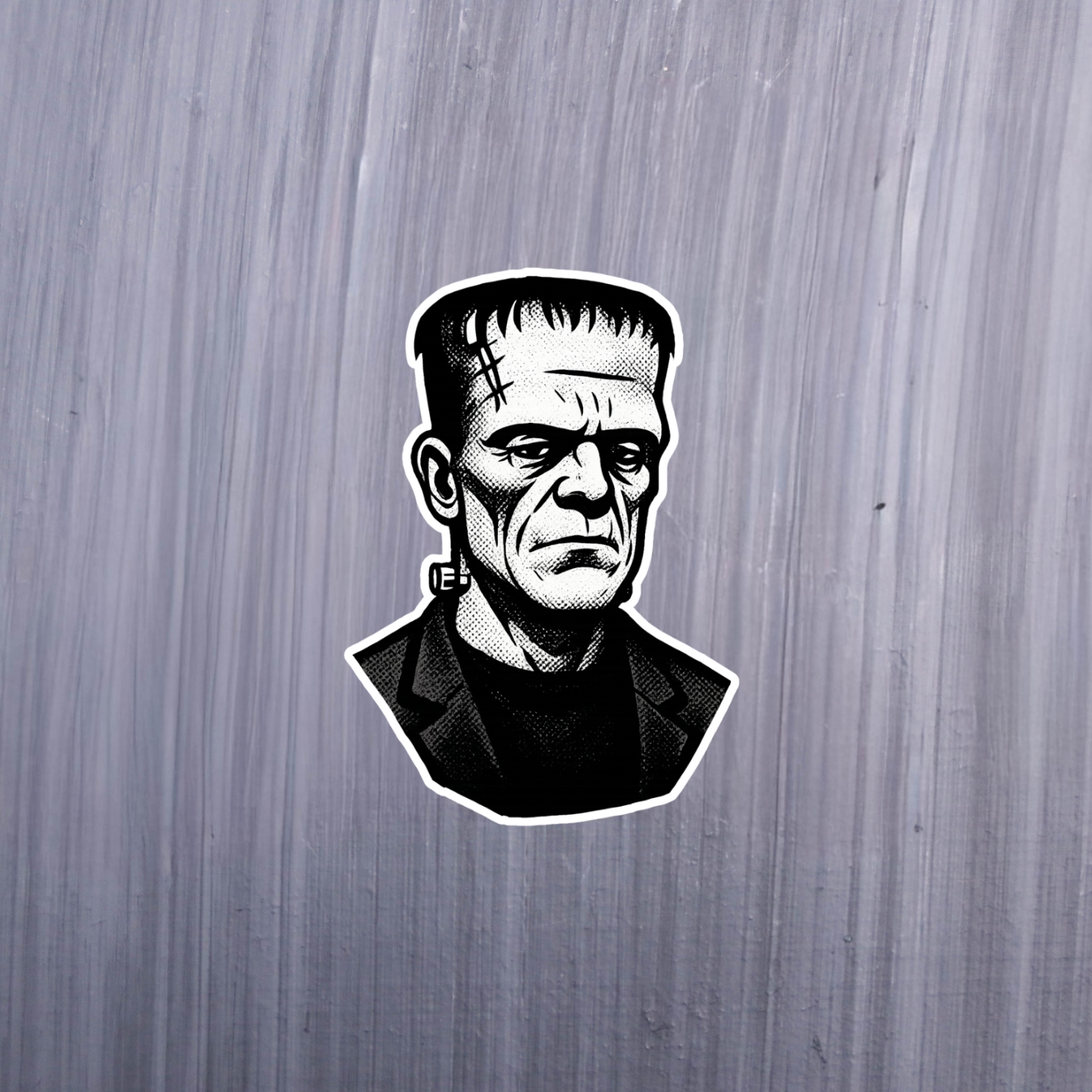Frank Sticker. These stickers are made with printable vinyl with a vinyl top coat that is scratch-resistant and water resistant. Put one on your phone case, laptop, iPad, hard cooler; the possibilities are endless.
