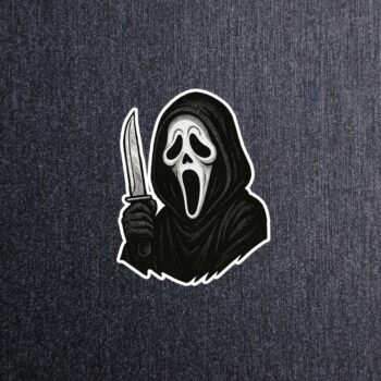 The Ghostface Knife Sticker