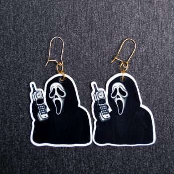 Ghostface Phone Earrings
