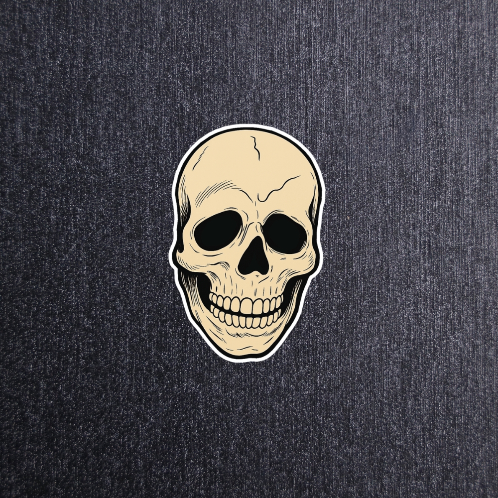 Horror Skull Sticker