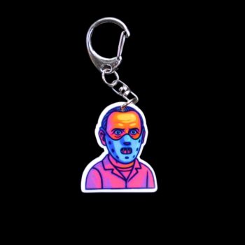 Neon Chesapeake Ripper Bag Tag. This bag tag is made with acrylic and heat pressed. Comes with lobster clasp topper that easily hooks to a bag, zippers, and lanyards for fun display and swivels. White backside.