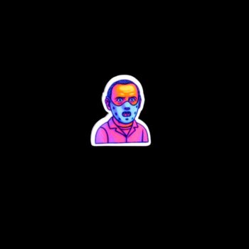 Neon Chesapeake Ripper Pin. These pin are made with thick acrylic and hand heat pressed. Comes with metal pin with black rubber stopper.