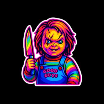 Neon Lakeshore Strangler Sticker. These stickers are made with printable vinyl with a vinyl top coat that is scratch-resistant and water resistant. Put one on your phone case, laptop, iPad, hard cooler; the possibilities are endless.