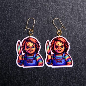 Neon Chucky Earrings