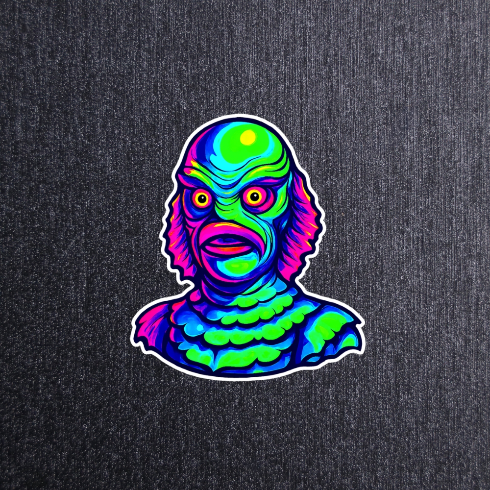 Neon Creature Sticker