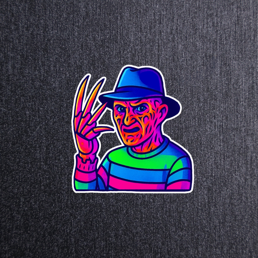Neon Freddy Sticker