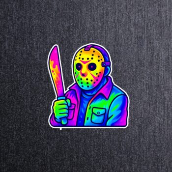 Neon Jason Sticker