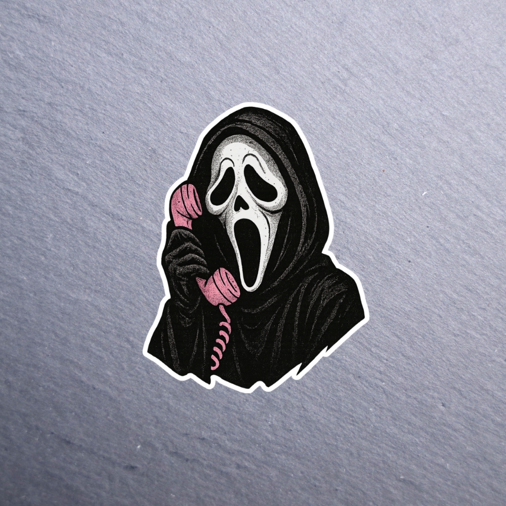The Voice Retro Phone Sticker. These stickers are made with printable vinyl with a vinyl top coat that is scratch-resistant and water resistant.
