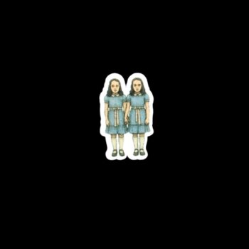 Twin Sister Pin. These pin are made with thick acrylic and hand heat pressed. Comes with metal pin with black rubber stopper.