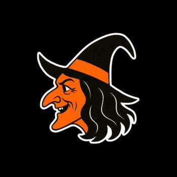 Vintage Witch Sticker. These stickers are made with printable vinyl with a vinyl top coat that is scratch-resistant and water resistant. Put one on your phone case, laptop, iPad, hard cooler; the possibilities are endless.