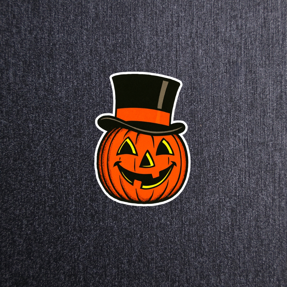 Vintage Pumpkin Sticker