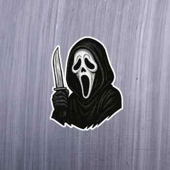 The Voice Knife Sticker. These stickers are made with printable vinyl with a vinyl top coat that is scratch-resistant and water resistant. Put one on your phone case, laptop, iPad, hard cooler; the possibilities are endless.
