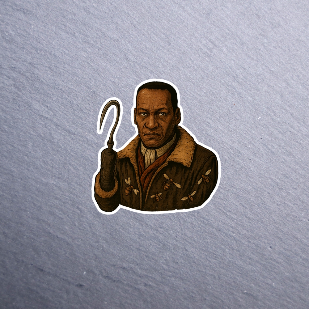 Candy Killer Sticker. These stickers are made with printable vinyl with a vinyl top coat that is scratch-resistant and water resistant.