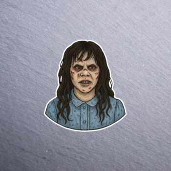 Demon Girl Sticker. These stickers are made with printable vinyl with a vinyl top coat that is scratch-resistant and water resistant.