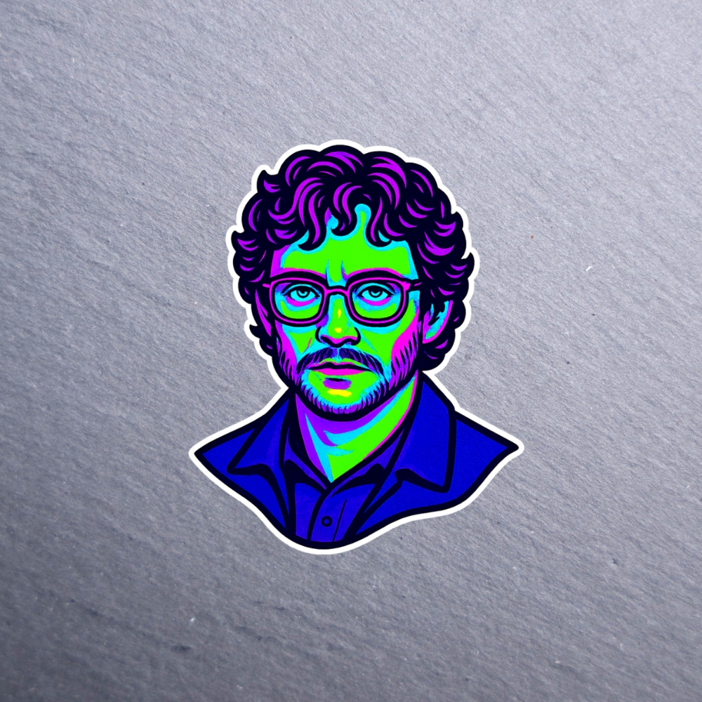 Neon Will Sticker. These stickers are made with printable vinyl with a vinyl top coat that is scratch-resistant and water resistant.