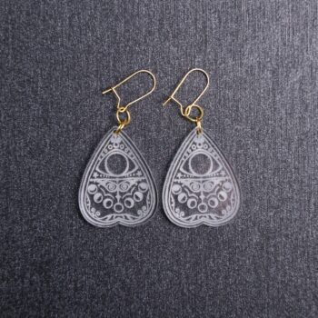 Planchette Clear Earrings