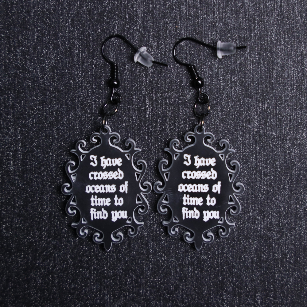 Crossed Oceans Of Time Earrings
