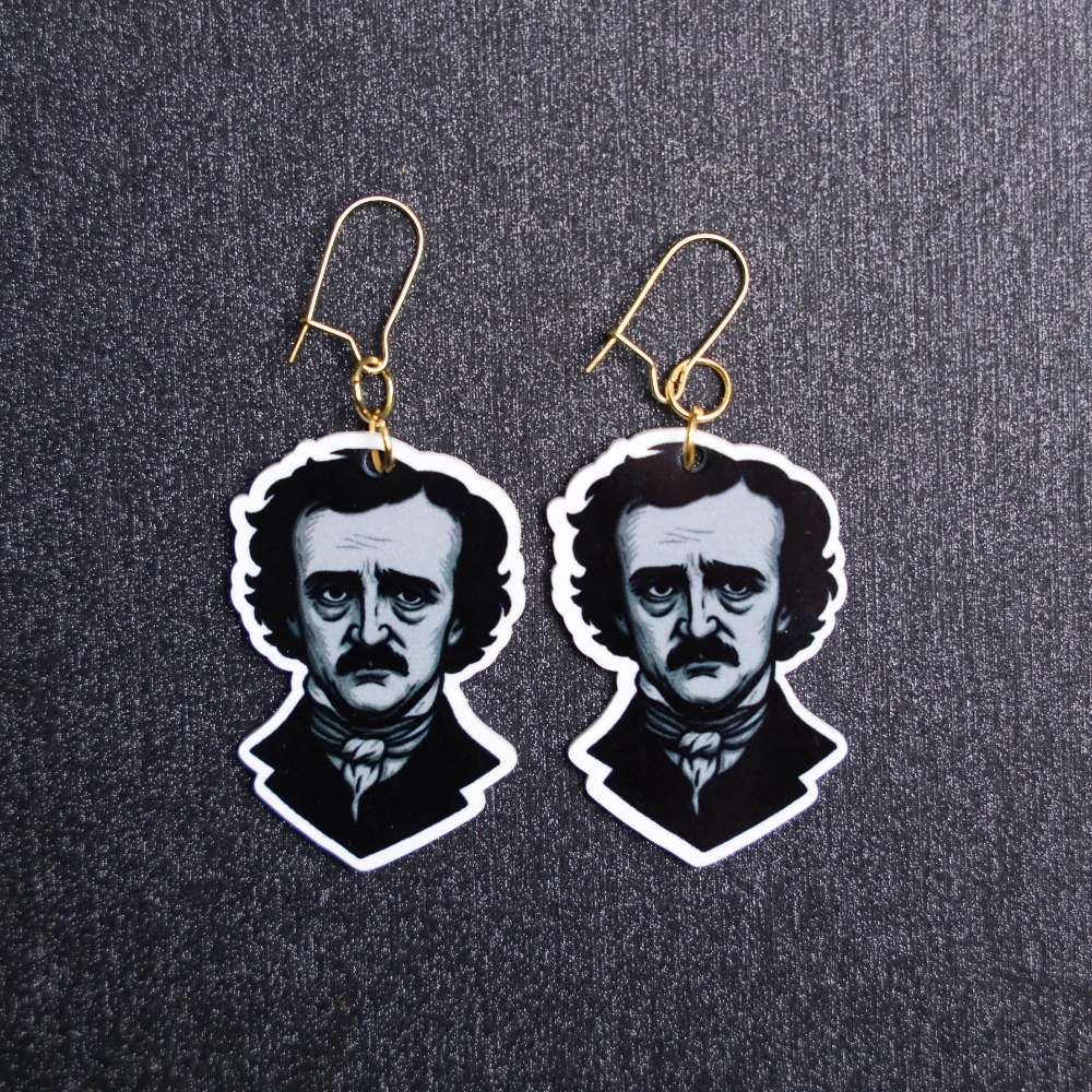 Edgar Allan Poe Earrings