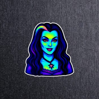 Neon Lily Sticker