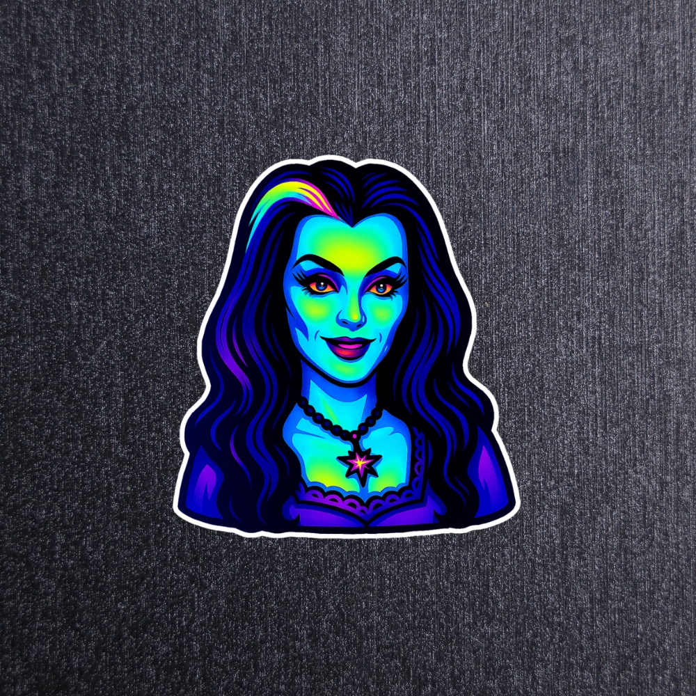 Neon Lily Sticker