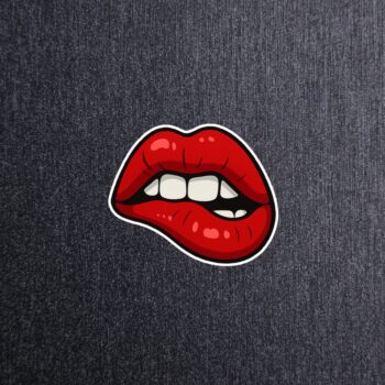 Rocky Lips Sticker