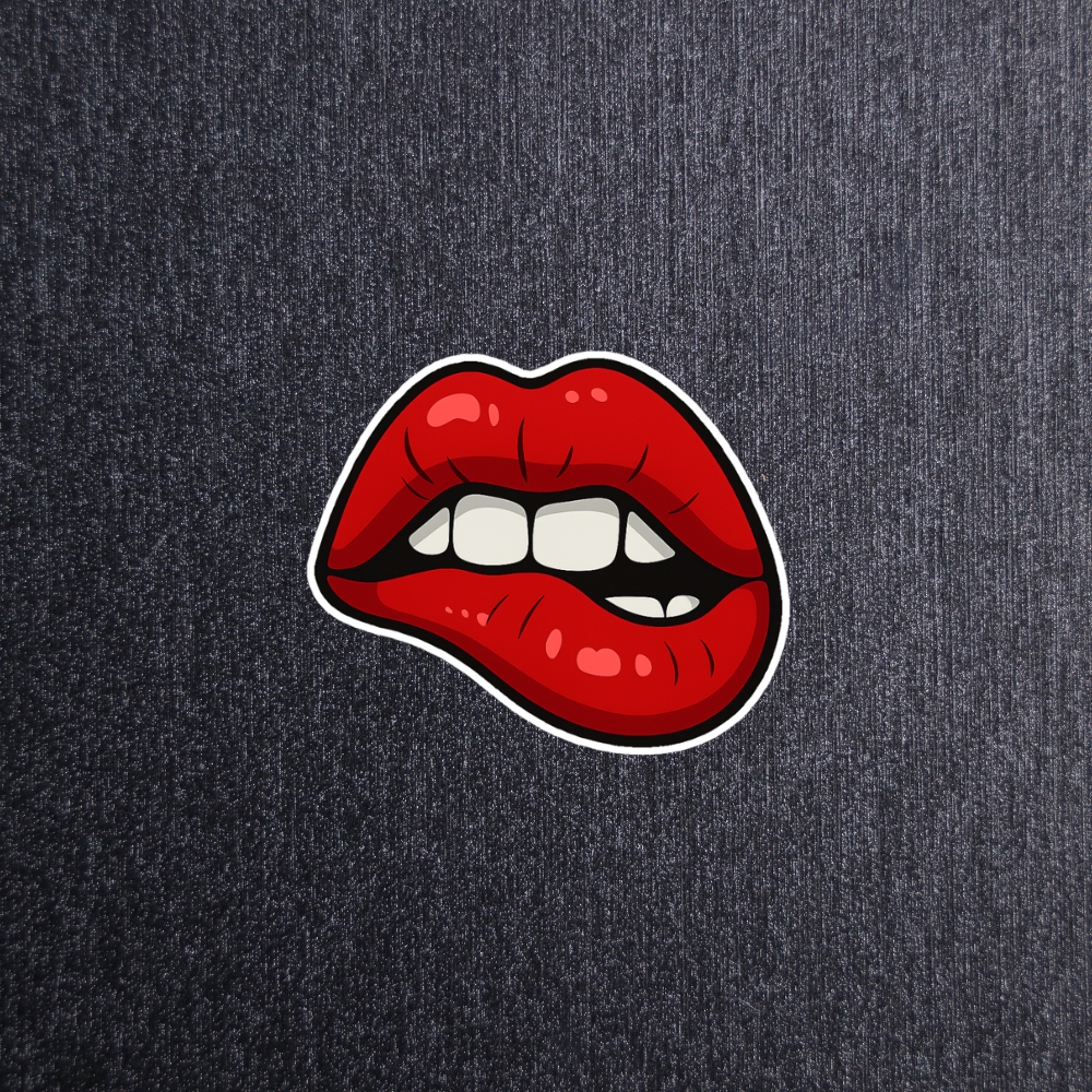 Rocky Lips Sticker