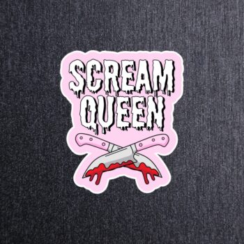 Scream Queen Sticker