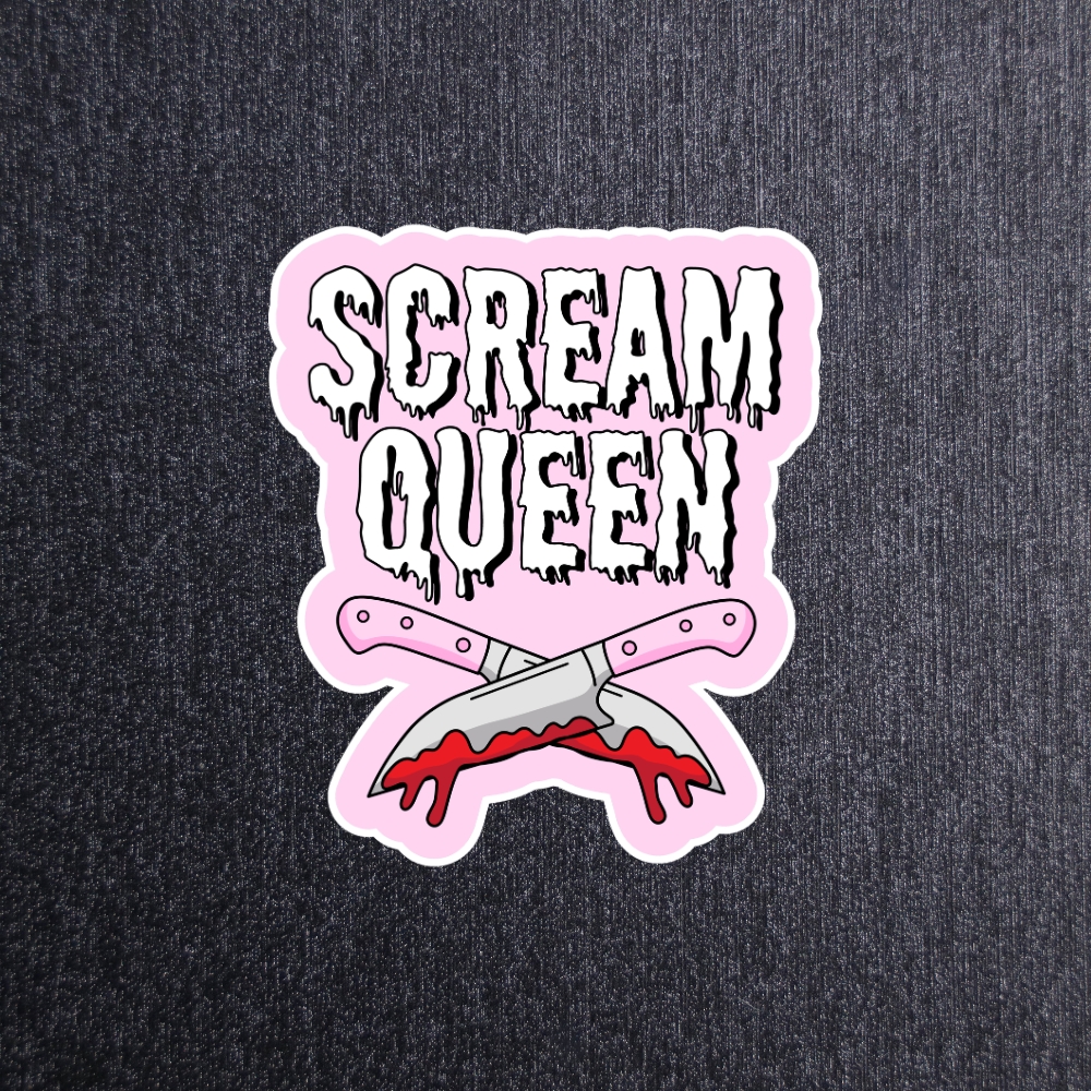 Scream Queen Sticker