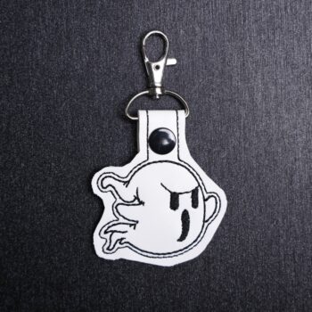 Angry Ghost Snap Bag Tag