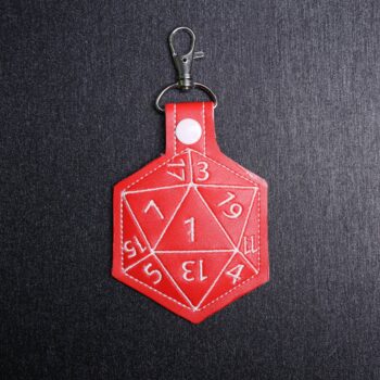 D20 Snap Bag Tag