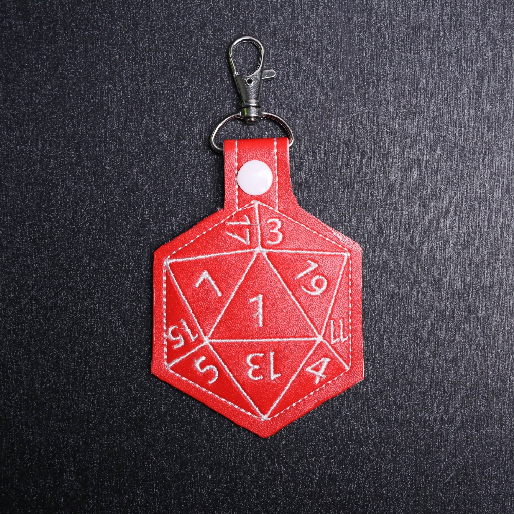 D20 Snap Bag Tag