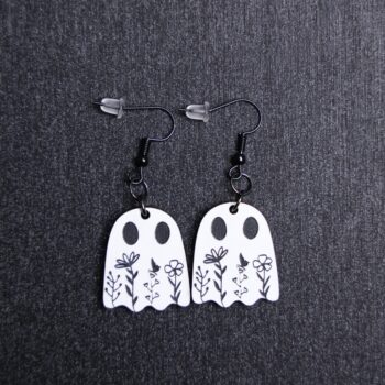 Floral Ghost Earrings