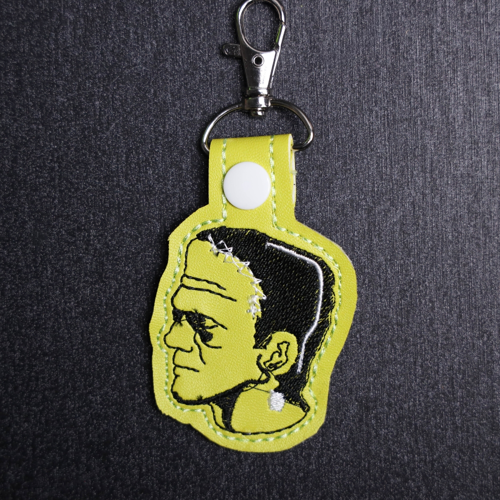 Frankenstein Snap Bag Tag