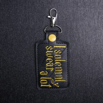I Solemnly Swear A Lot Snap Bag Tag
