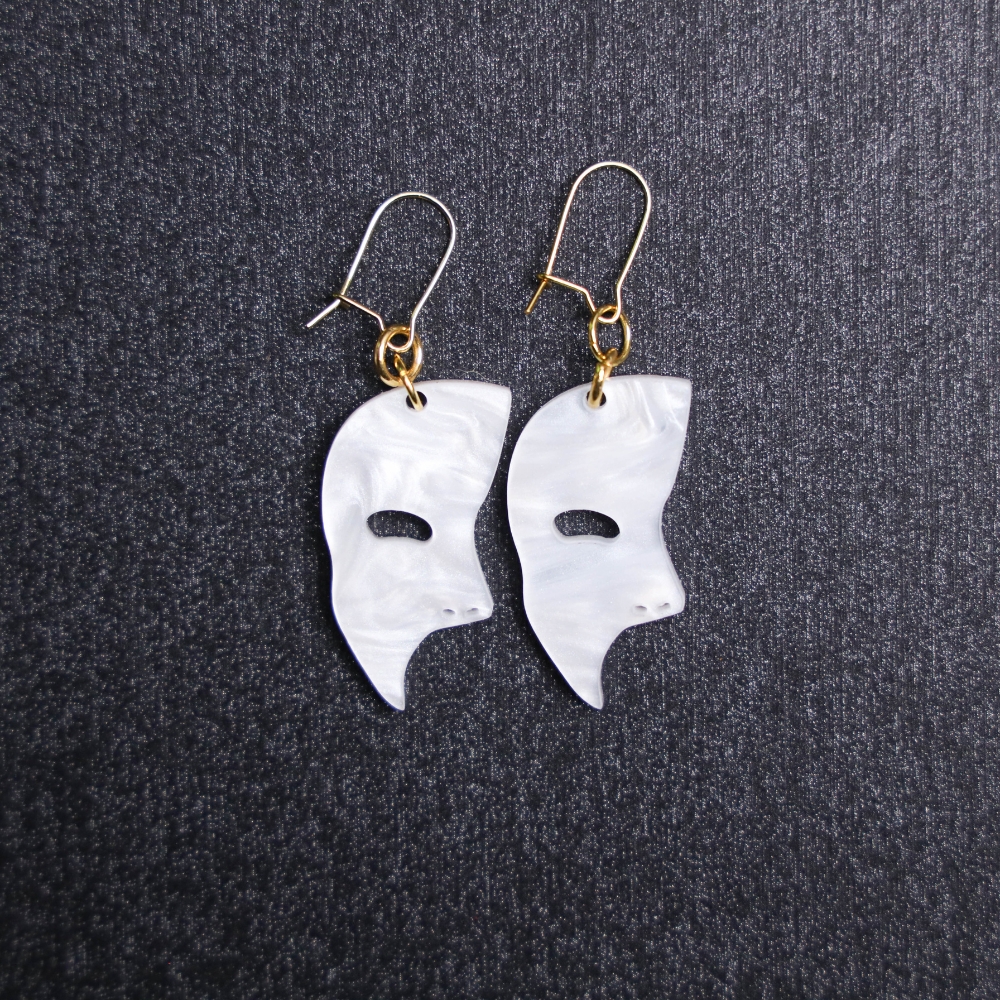Phantom Mask Earrings