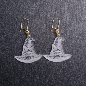Sorting Hat Engraved Earrings