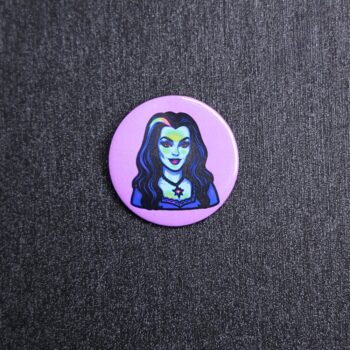 Lily Munster Button