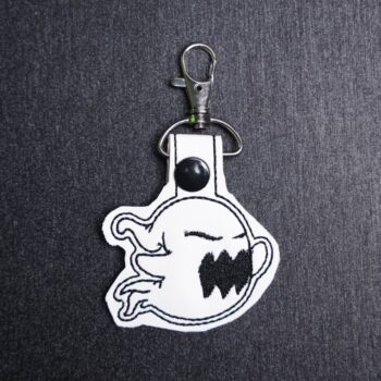 Spooky Ghost Snap Bag Tag