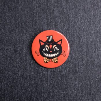 Vintage Cat Button