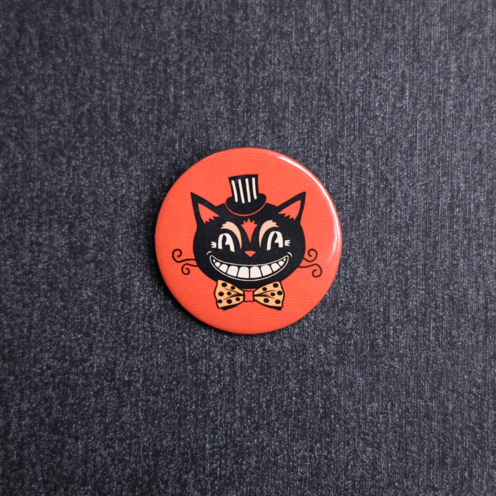 Vintage Cat Button